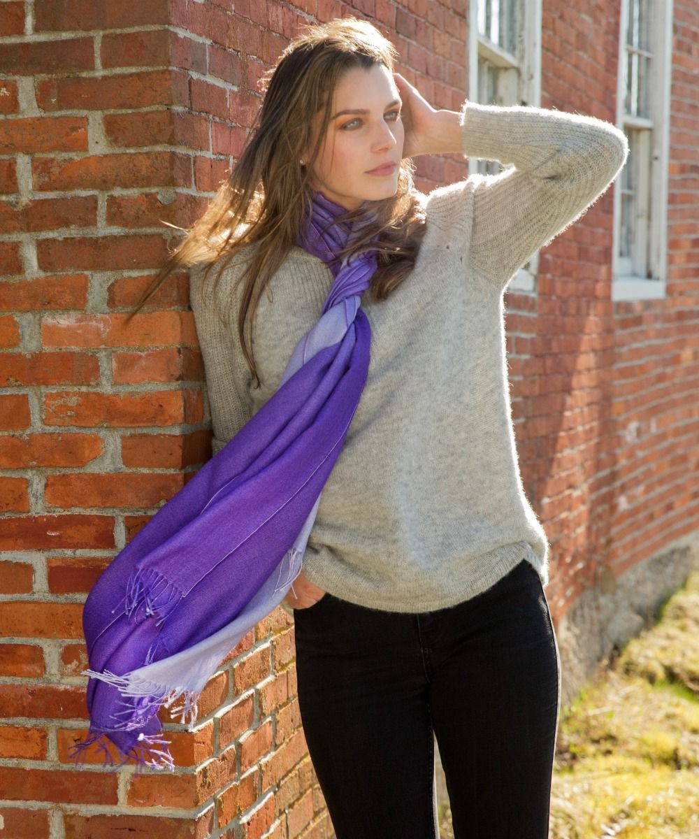 NEW OMBRE BABY ALPACA PASHMINA NEW OMBRE BABY ALPACA PASHMINA